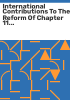 International_contributions_to_the_reform_of_Chapter_11_U_S__bankruptcy_code