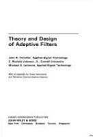 Theory_and_design_of_adaptive_filters