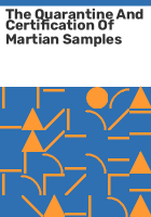 The_quarantine_and_certification_of_Martian_samples