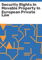 Security_rights_in_movable_property_in_European_private_law