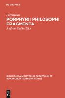 Porphyrii_philosophi_fragmenta