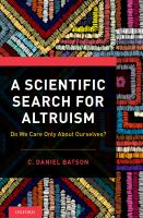 A_scientific_search_for_altruism