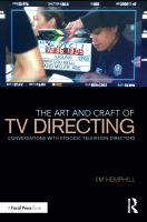 The_art_and_craft_of_TV_directing