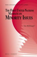 The_First_United_Nations_mandate_on_minority_issues