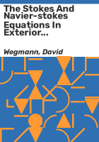 The_stokes_and_navier-stokes_equations_in_exterior_domains