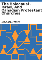 The_Holocaust__Israel__and_Canadian_Protestant_churches