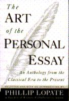 The_Art_of_the_personal_essay