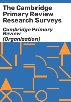 The_Cambridge_Primary_Review_research_surveys