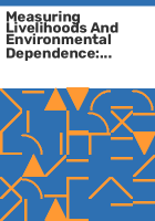 Measuring_livelihoods_and_environmental_dependence