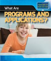 What_are_programs_and_applications_