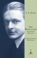 The_waste_land_and_other_writings