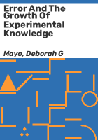 Error_and_the_growth_of_experimental_knowledge