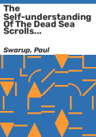 The_self-understanding_of_the_Dead_Sea_scrolls_community